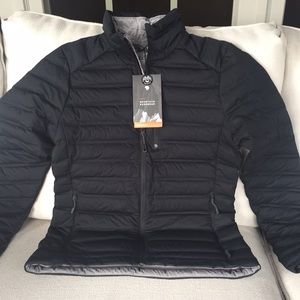MHW Stretch Down Jacket Blk NWT Small